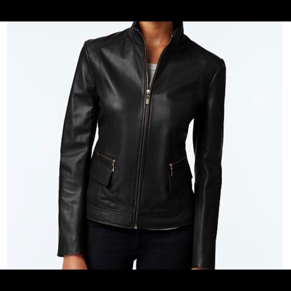 Cole Haan woman’s Leather Jacket